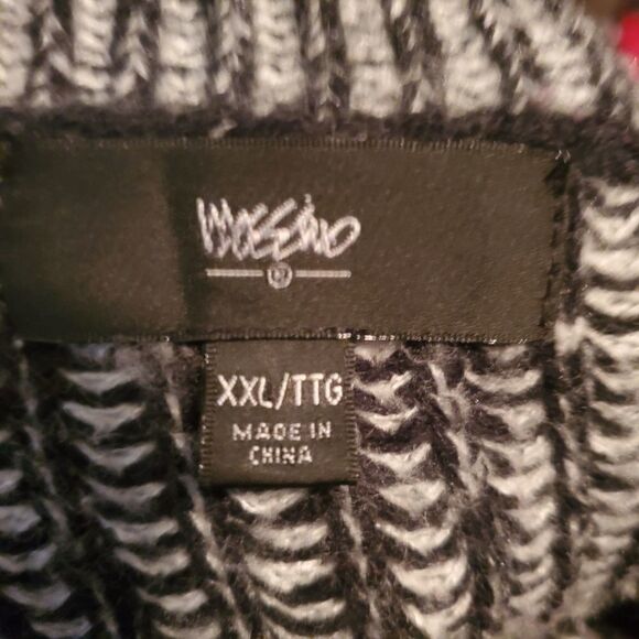 Mossimo Pullover Black/Gray Knit Sweater Size XXL - Picture 8 of 8